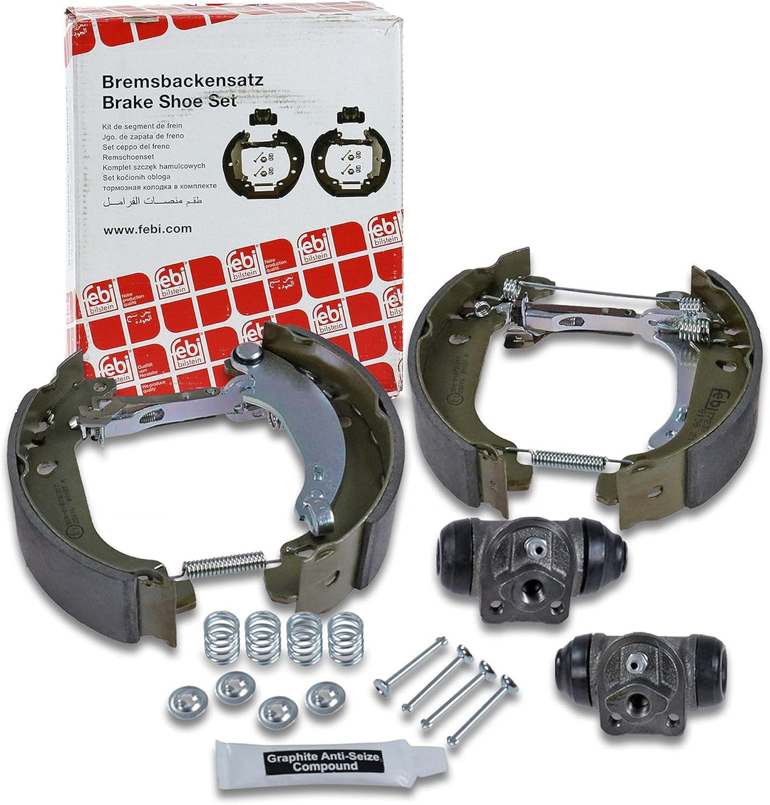 febi bilstein 37237 Bremsbackensatz mit Anbaumaterial , 1 Stück