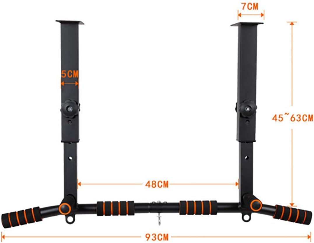 Höhenverstellbare Klimmzugstange für die Decke, robuste Klimmzugstange, Balkenhalterung, Klimmzugsta