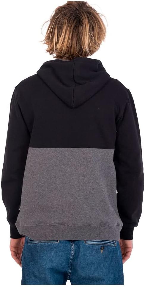 Hurley Herren M Oceancare Block Party Pullover Sweatshirt S Schwarz, S Schwarz