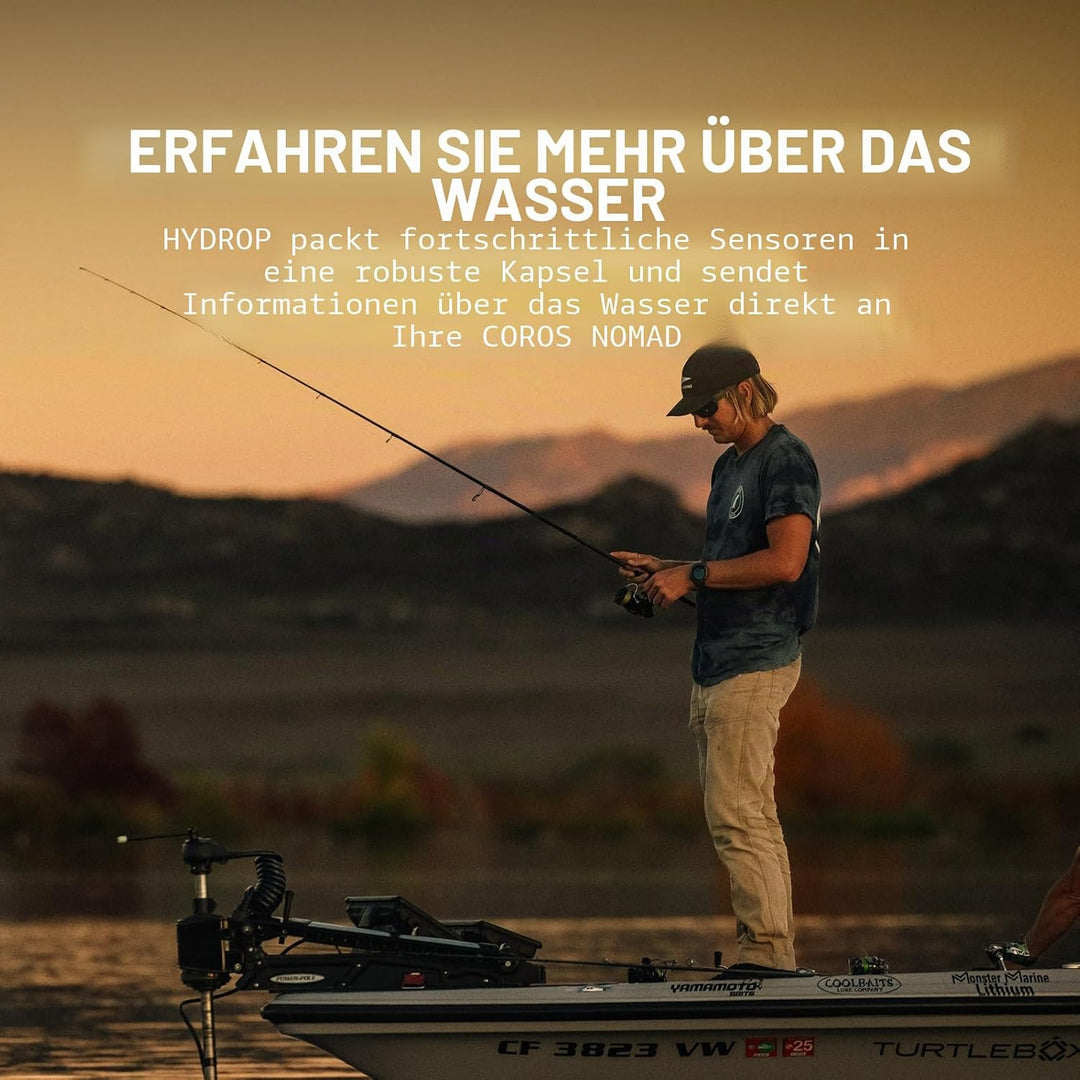 COROS HYDROP Fischfinder - Leichter auswerfbarer Sensor zur Messung von Tiefe, Temperatur, Helligkei
