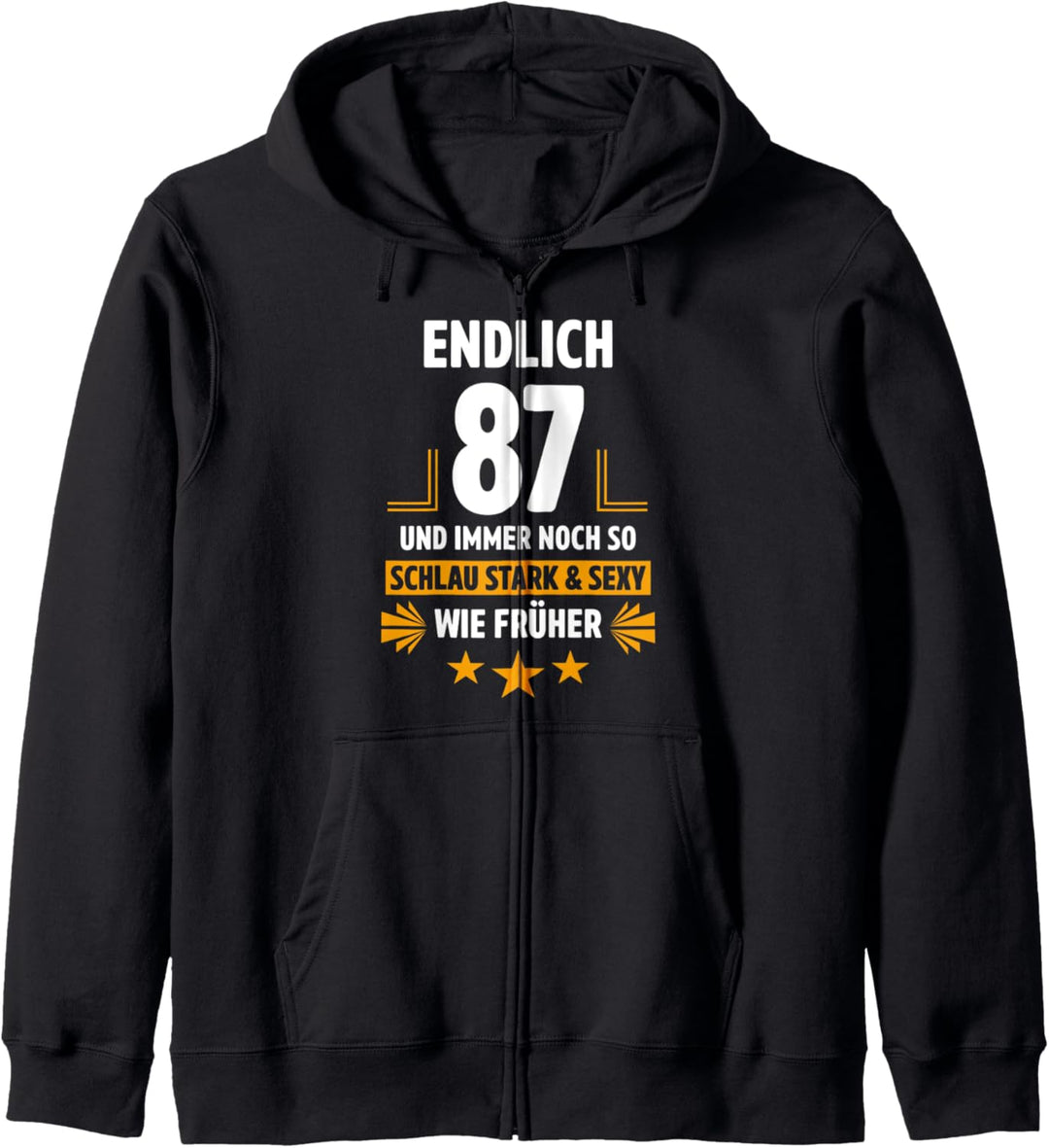 87. Geburtstag Lustige Geschenke Deko Für Mann Frau Kapuzenjacke