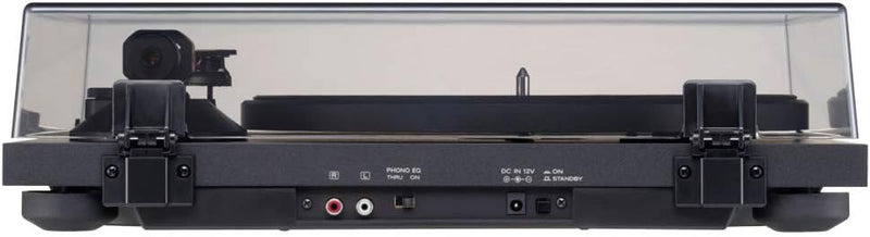 TEAC TN-280BT Analoger Plattenspieler mit Phono EQ und Bluetooth, 2 Gänge, Schwarz, Schwarz