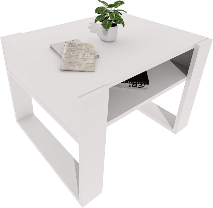 möbelkap Couchtisch 65×53.6 cm – Wohnzimmertisch aus Holzwerkstoff, Stabiler & moderner Kaffeetisch