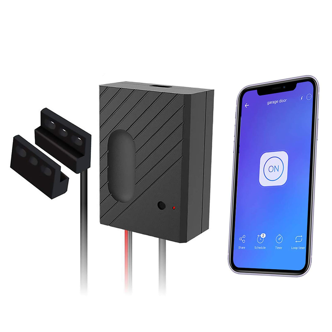 Newgoal WiFi Smart Home Garagentoröffner, Funkschalter Fernbedienung mit App, kompatibel mit Alexa,