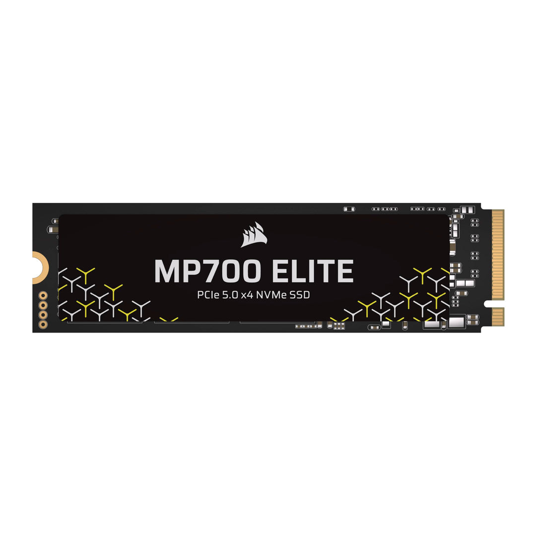 Corsair MP700 Elite 2TB PCIe 5.0 x4 NVMe M.2 SSD – Bis zu 10,000MB/sec – Hohe Dichte 3D TLC NAND – M