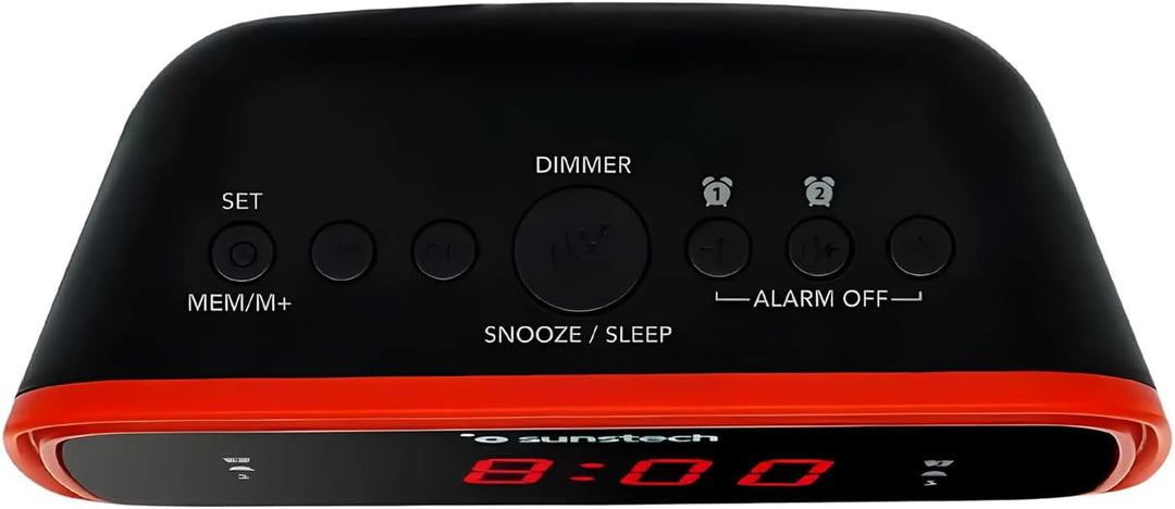 Sunstech Radiowecker mit FM-Radio