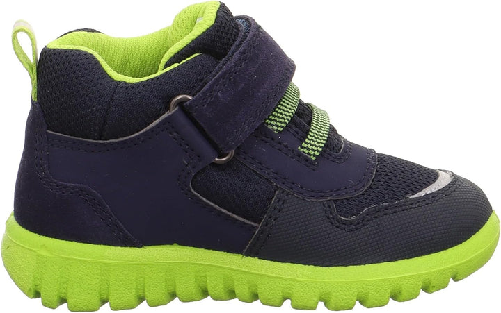 Superfit Jungen Sport7 Mini Sneaker 20 EU Schmal Blau Grün 8000, 20 EU Schmal Blau Grün 8000