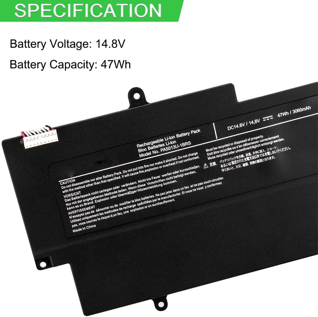 XITAIAN 14.8V 47Wh PA5013U-1BRS PA5013U Ersatz Laptop Akku für Toshiba Portege Z835 Z830 Z930 Z935 Z