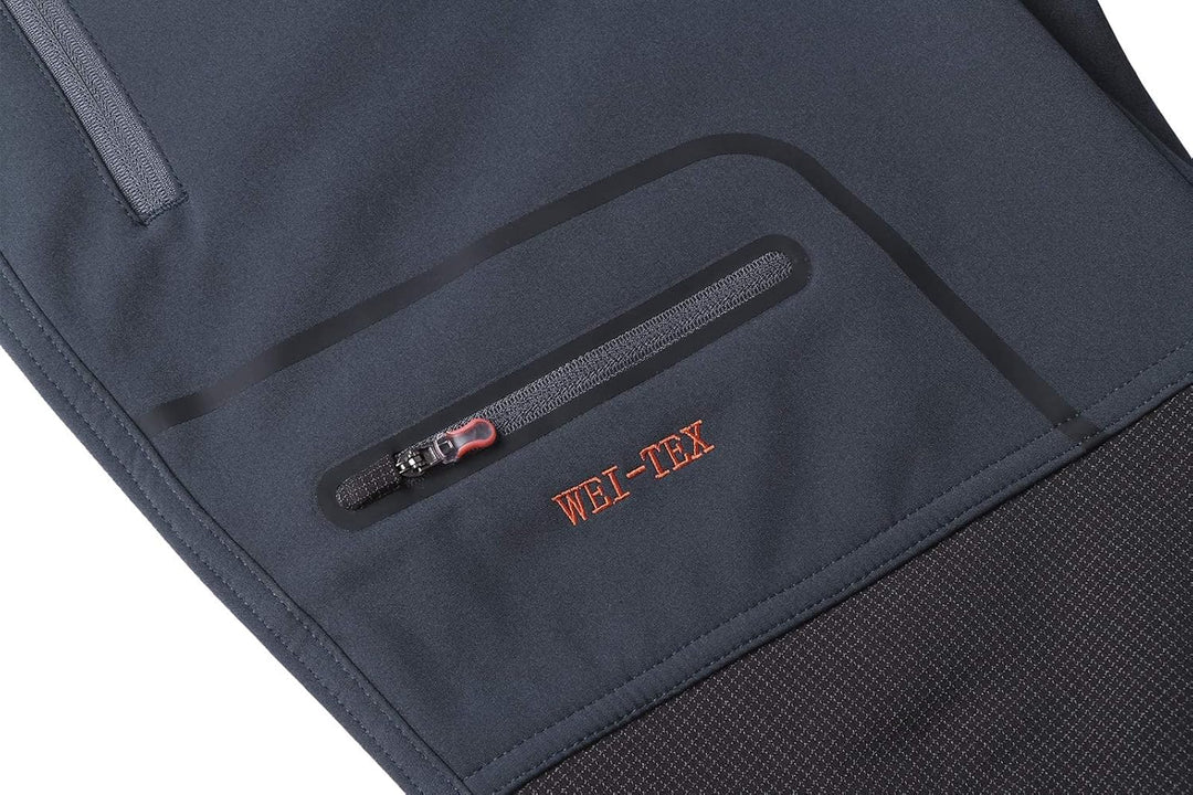 BenBoy Herren Wanderhose Wasserdicht Softshellhose Outdoorhose Winddicht Warm Gefüttert Skihose Snow