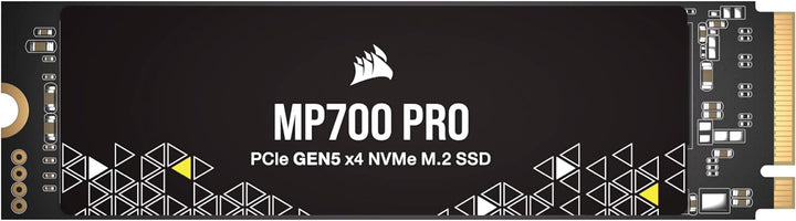 Corsair MP700 PRO 1TB M.2 PCIe Gen5 x4 NVMe 2.0 SSD - M.2 2280 - Bis zu 11.700MB/sec Sequentielles L