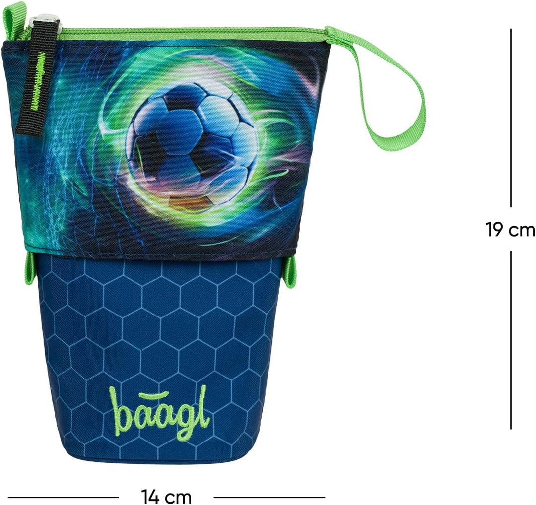 Baagl Federmäppchen Jungen - Stifteetui Kinder - Mäppchen Etui für Schule - Robuste Federtasche & Fe