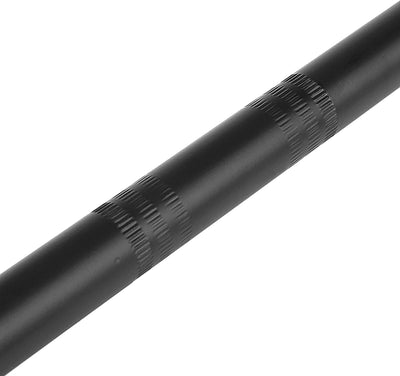 Motorradlenker Eisen 7 / 8Inch 22MM Drag Bar Lenker Schwarz Silber(schwarz) Silber,Schwarz, Silber,S