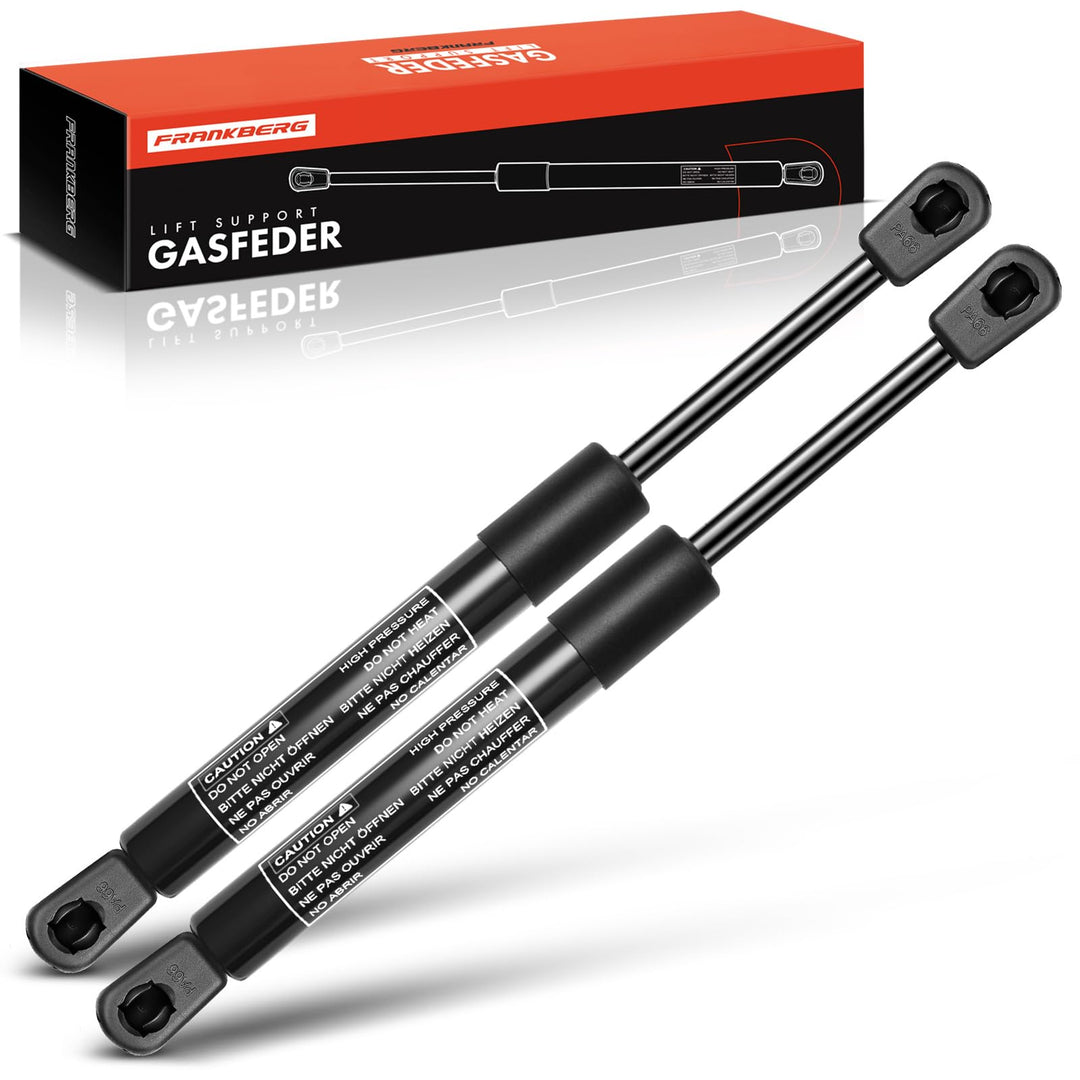 Frankberg 2x Universal Gasfeder Gasdruckdämpfer Gasdruckfeder Dämpfer 245N 245MM 90MM Schwarz