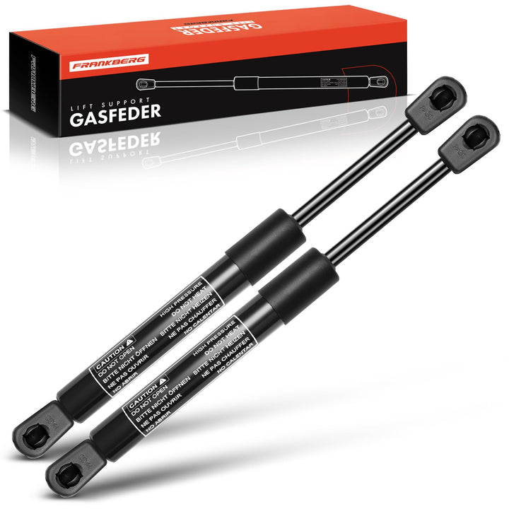 Frankberg 2x Universal Gasfeder Gasdruckdämpfer Gasdruckfeder Dämpfer 245N 245MM 90MM Schwarz