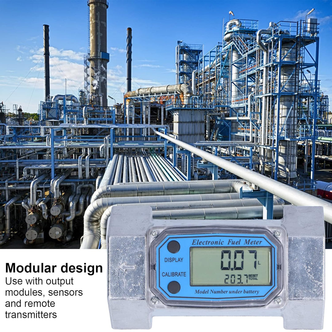 Elektronische Turbine Durchflussmesser, Kraftstoff Durchflussmesser für Benzin Kerosin, mit Digital