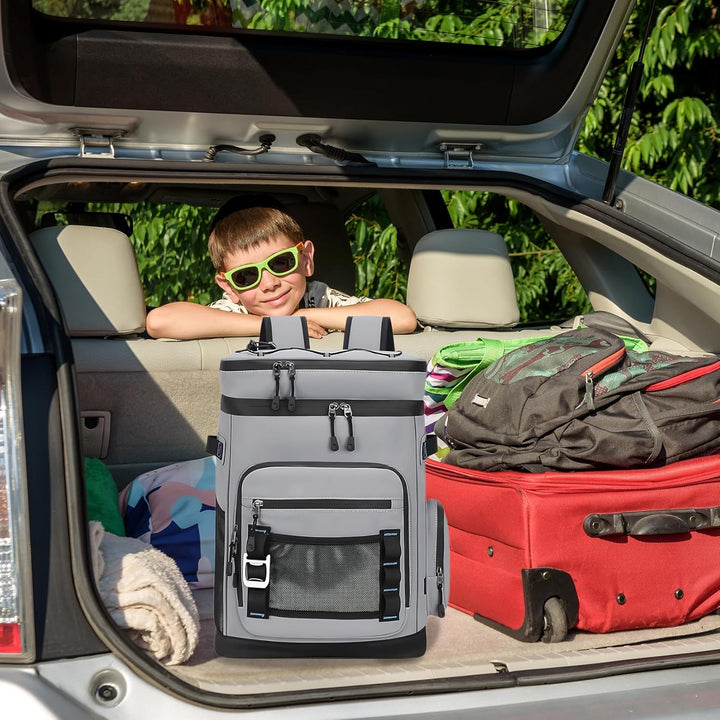 Garvee Wasserdichter 30L Isolierter Rucksack-Kühler – Auslaufsicher, tragbar, grosse Lunchbox für Pi