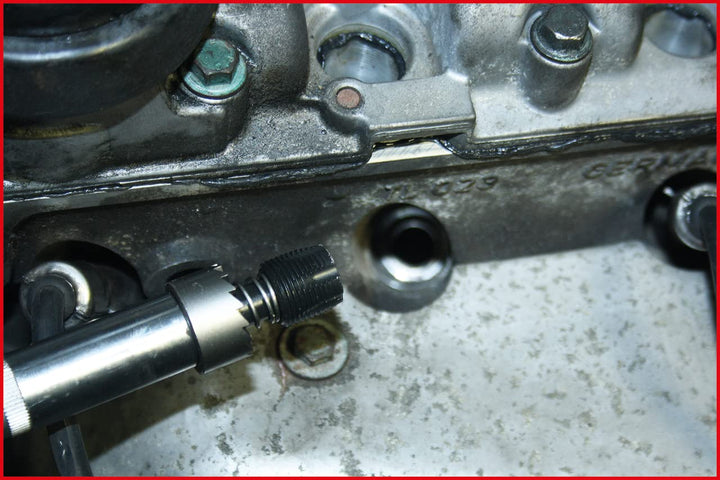 KS Tools 150.5017 1/2" Spezial-Gewindereiniger mit integriertem Dichtsitzfräser, 14mm