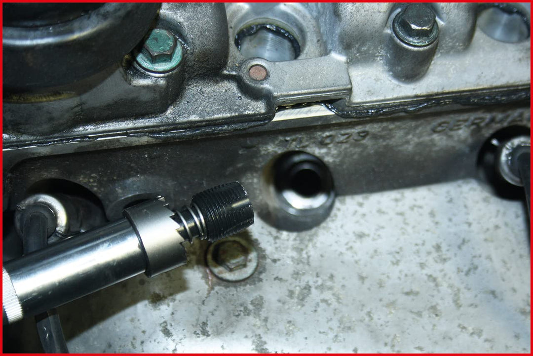KS Tools 150.5016 1/2" Spezial-Gewindereiniger mit integriertem Dichtsitzfräser, 16mm
