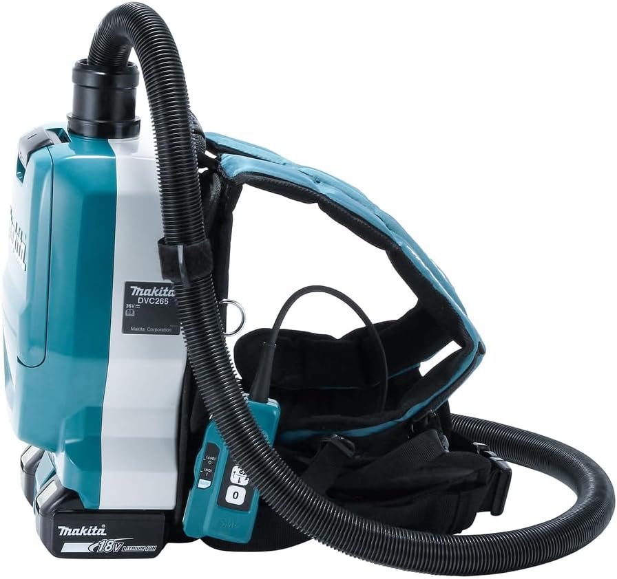 Makita DVC265ZXU, Rucksackstaubsauger 2x18V (ohne Akku ohne Ladegerät), Farbe, Size, único