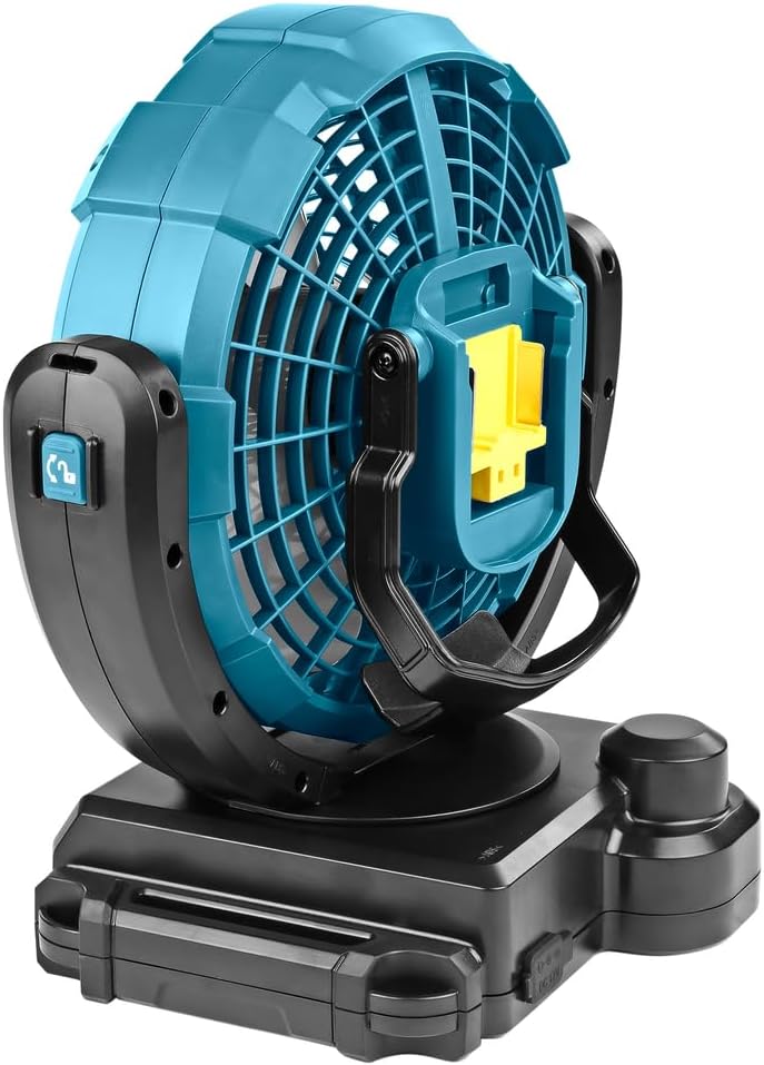 Makita DCF102Z Akku Lüfter 18 V (ohne Akku, ohne Ladegerät), Blau, 101 101 Blau, 101 Blau