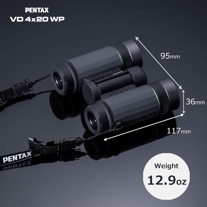 PENTAX VD 4x20 WP Fernglas 3-in-1-Fernglas, 3-in-1-Fernglas