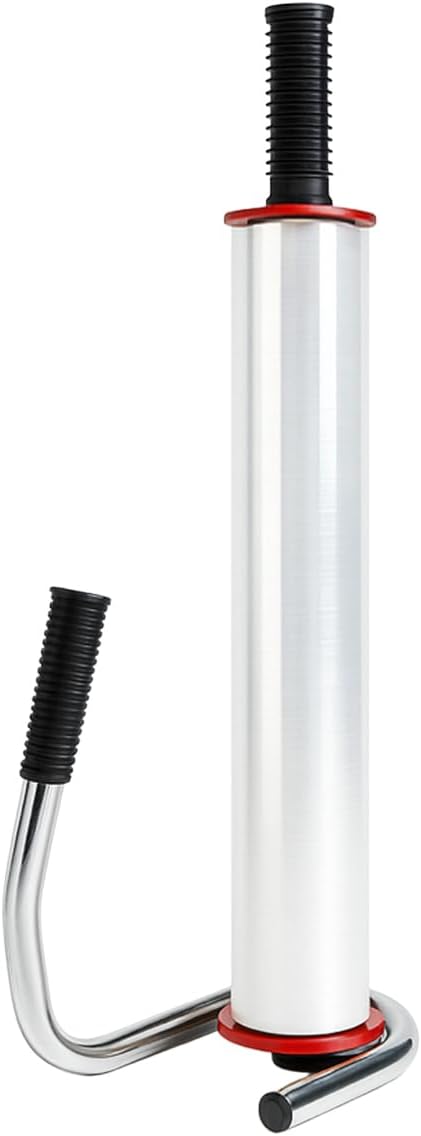 Verpacking Stretchfolie 20 my transparent 500mm x 300m 3 Rollen reissfeste Umzugsfolie + 1 Abroller