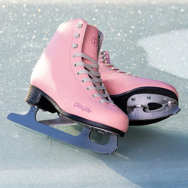 Playlife Schlittschuhe für Damen - Eislaufschuhe Charming Rose - Ice Skate in Gr. 35-42 - Eiskunstla