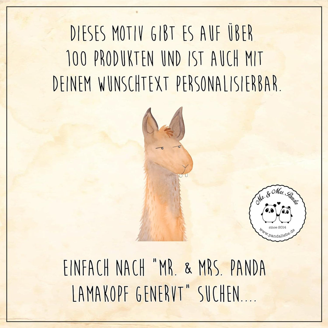 Mr. &amp; Mrs. Panda Motiv WC Sitz Lamakopf genervt - Geschenk, WC-Sitz, Klodeckel, Klobrille, Alpaka, T