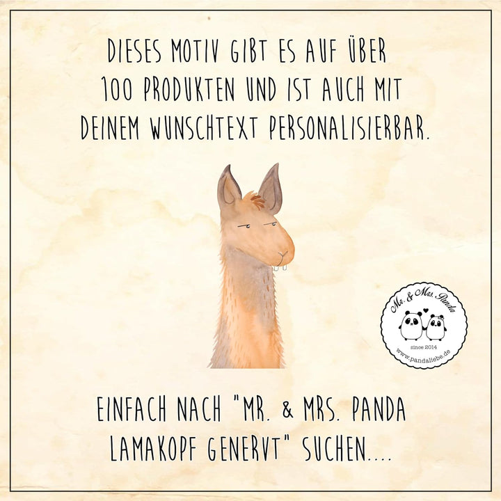 Mr. &amp; Mrs. Panda Motiv WC Sitz Lamakopf genervt - Geschenk, WC-Sitz, Klodeckel, Klobrille, Alpaka, T