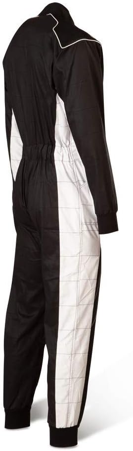 Speed Kartoverall Schwarz/weiss - Denver HS-2 Modell 2018 Racewear (XL)
