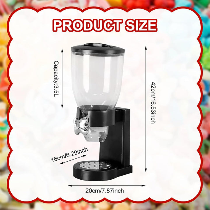 LUPATDY Pack Müslispender 3.5L, Aufbewahrungsbox Küche Organizer mit Deckel, Cereal Dispenser für Mü