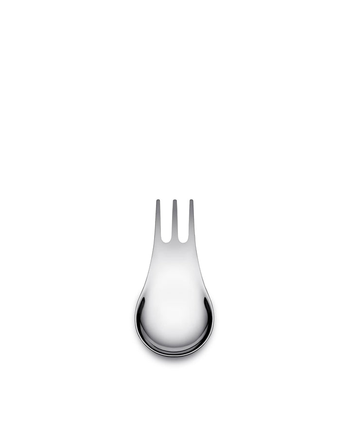 Alessi GIMR01S4 Set bestehend aus vier Multifunktionsbestecke aus Edelstahl 18/10 glänzend poliert