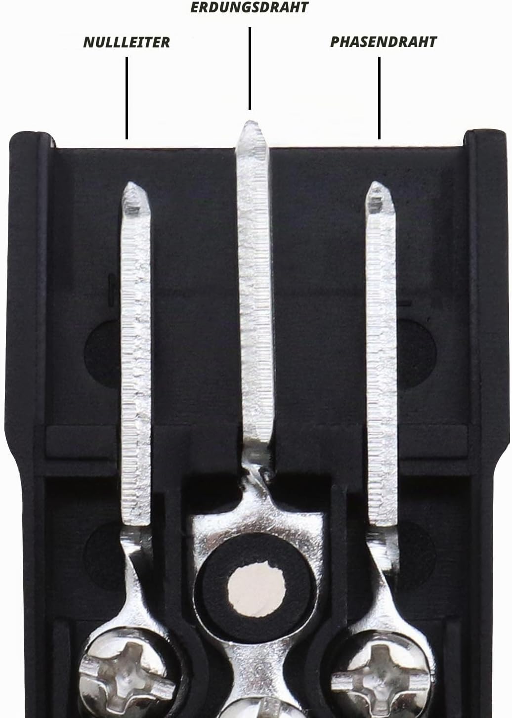 10er 8 x 3 cm C14 AC250V 10A 3 Pins Stecker Netzstecker Mit AC Stecker