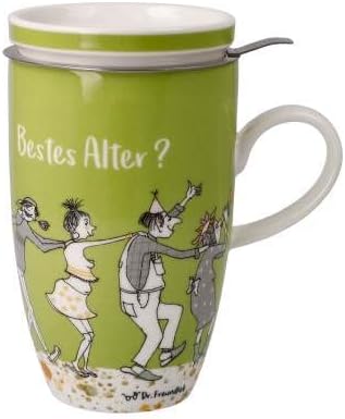 Goebel Teetasse mit Deckel und Sieb Barbara Freundlieb - Das beste Alter