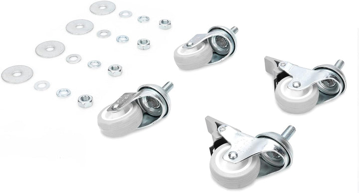 DIGITUS Laufrollen für Standard 19" Wandgehäuse von DIGITUS, 4 Stück, 2x feststellbar, rotierend, 25