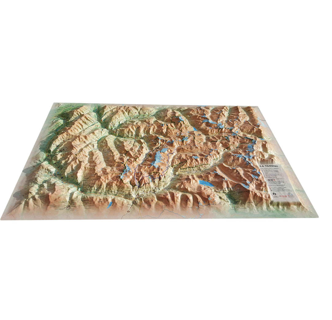 CARTE EN RELIEF DU MASSIF DE LA VANOISE, Taschenbuch
