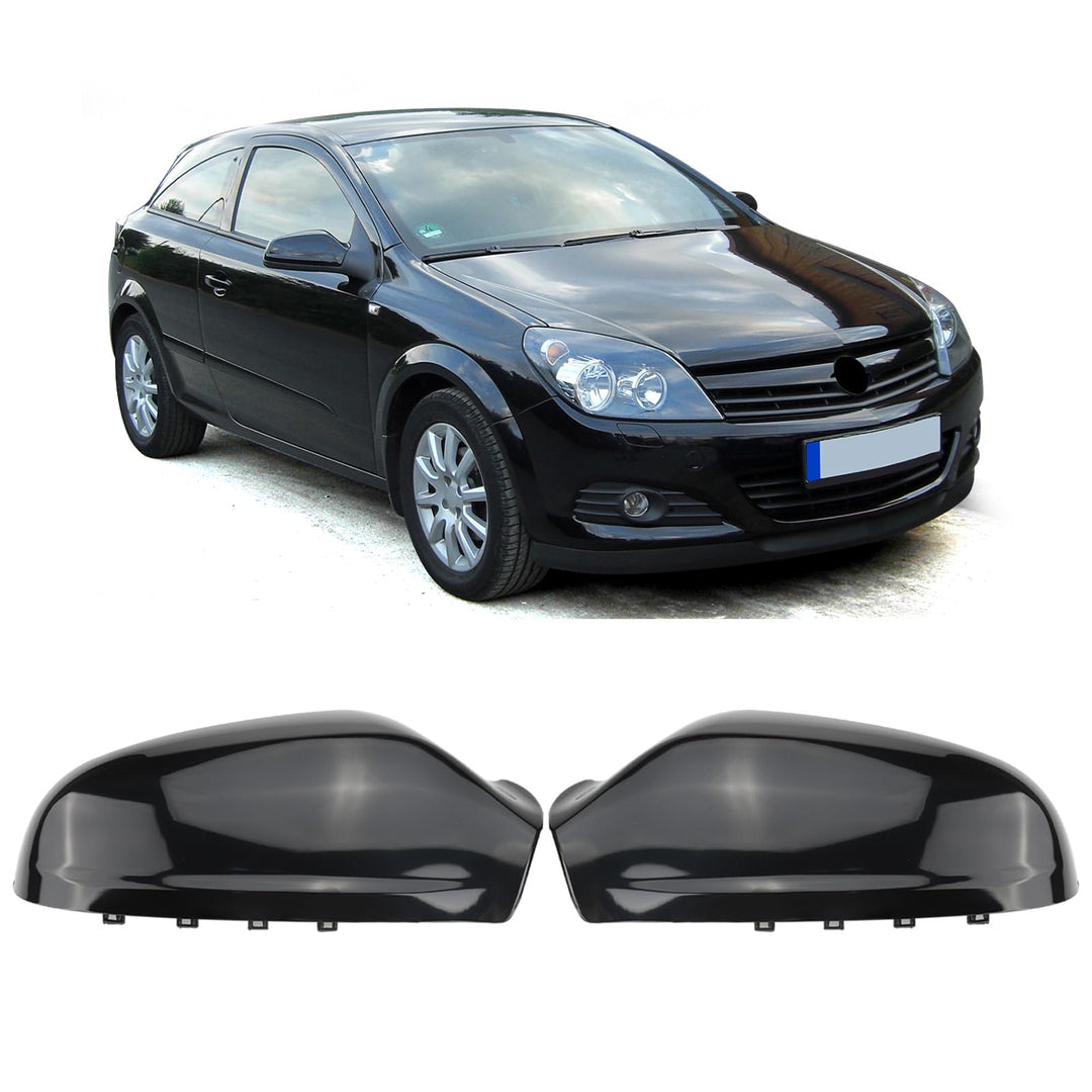 1 Paar Auto Rückspiegel Abdeckung Ersatz für Opel Vauxhall Astra H 2004-2009, Aussenspiegel Spiegelk