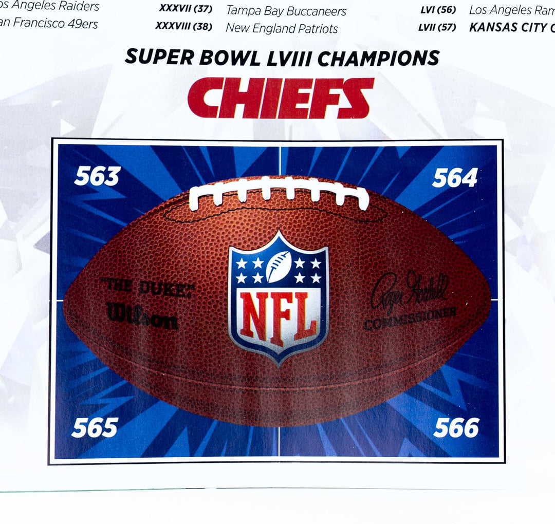 Panini 2024 NFL Sticker & Card Collection Display (50 Tütchen)