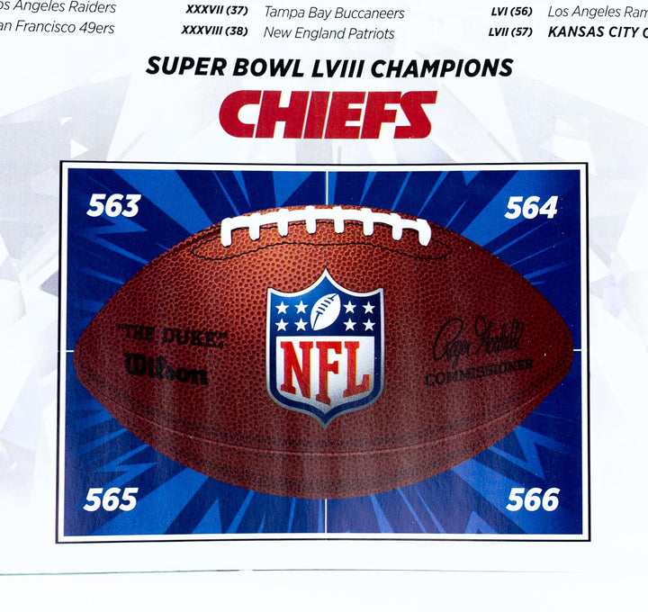 Panini 2024 NFL Sticker & Card Collection Display (50 Tütchen)