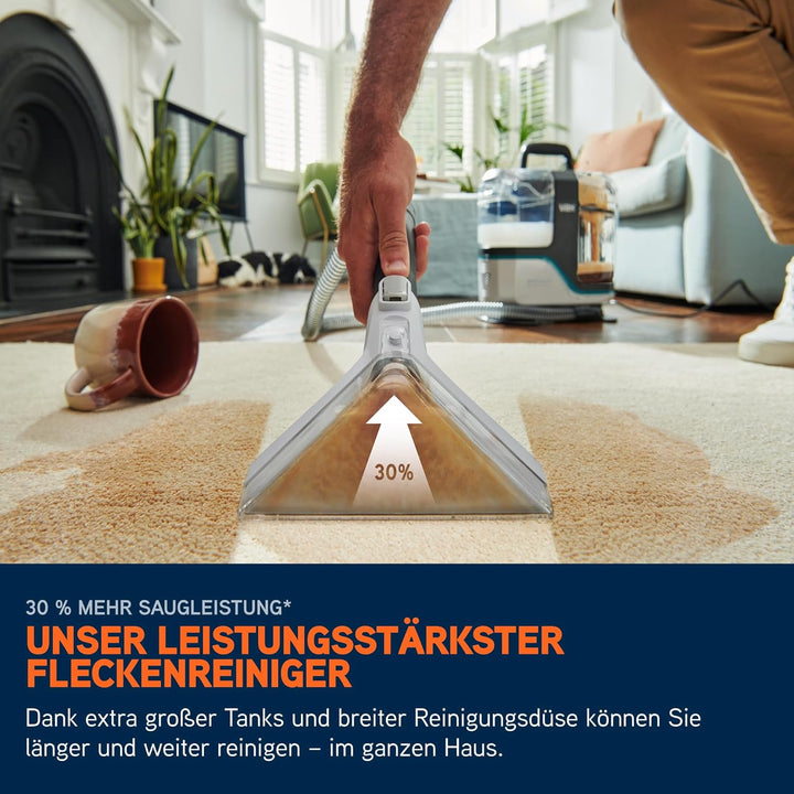 Vax SpotWash Max Pet-Edition Fleckenreiniger Leistungsstarker Teppich-und Polsterreiniger Gerät mit