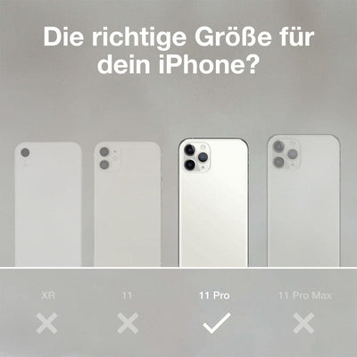 Woodcessories - Antibakterielle Bio Hülle kompatibel mit iPhone 11 Pro Hülle schwarz - Plastikfrei,