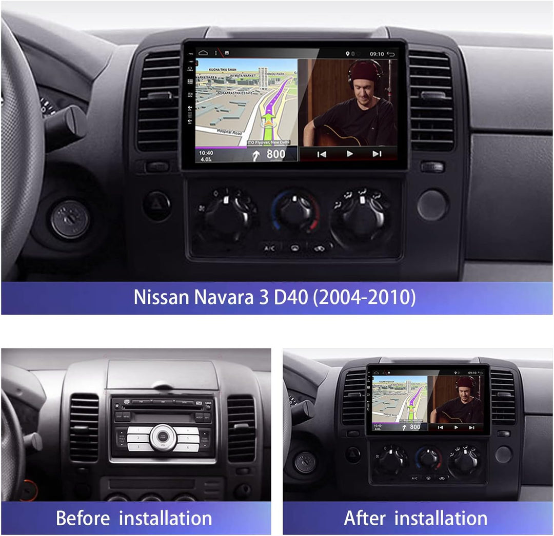 JOYX Android 13 IPS Autoradio Passt für Nissan Navara 3 D40 (2004-2010) - 4G+64G - Eingebaut DSP/Car