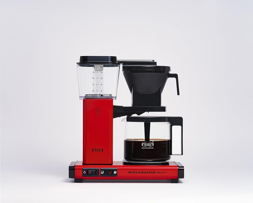 Moccamaster KBG Select, Filter Kaffee Maschische, Filterkaffee, Red, 1.25L Red Single, Red Single