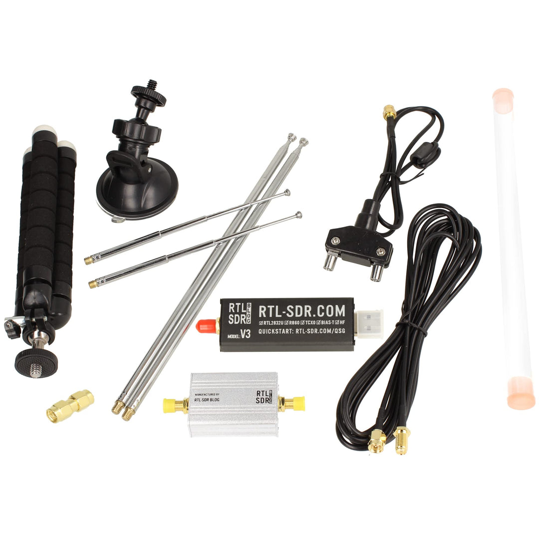 RTL-SDR Blog V3 + LNA Modul + Adapter + Dipol Antennen Set ﴾ 06 ﴿, ﴾ 06 ﴿