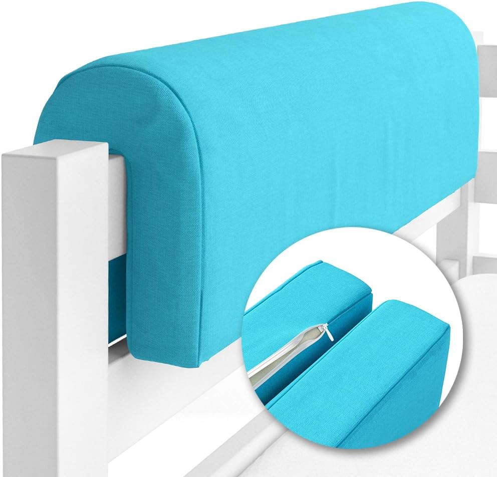 Bettumrandung, Türkis, 70 x 20 cm, für sicheren Rundumschutz am Kinderbett anpassbar, Türkis