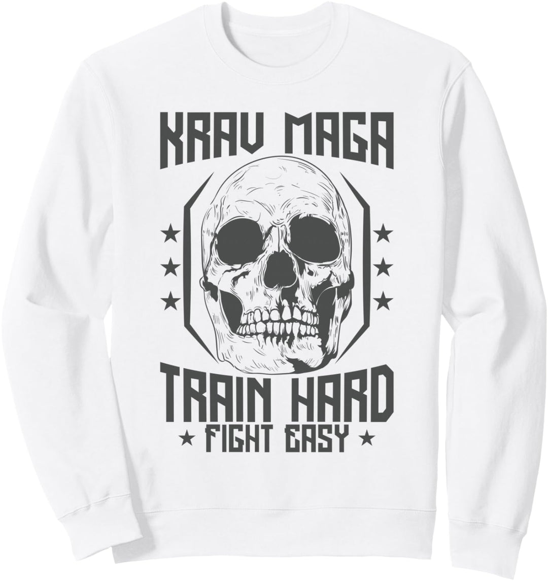 Krav Maga Trainiere hart, kämpfe leicht Sweatshirt
