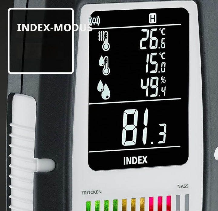 Laserliner MultiWet-Finder Plus Materialfeuchtemessgerät Temperaturmessung