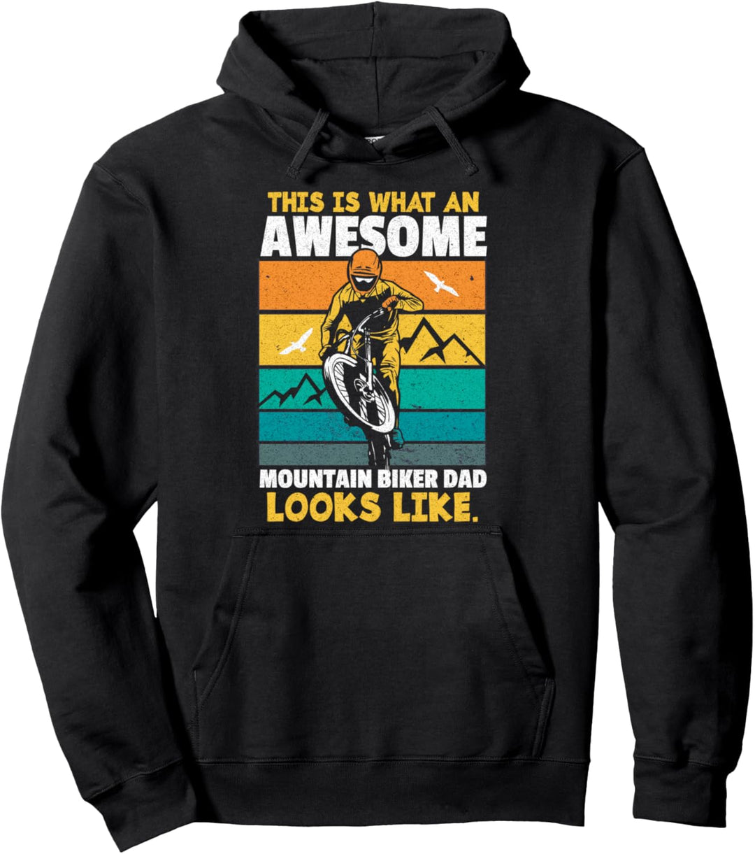 Mountainbiker Dad MTB Mountain Bike Pullover Hoodie