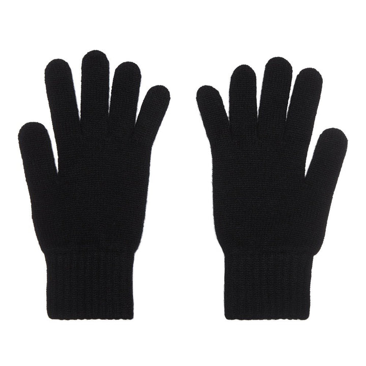 Oxfords Cashmere Damen Handschuhe 100% Kaschmir Schwarz, Schwarz