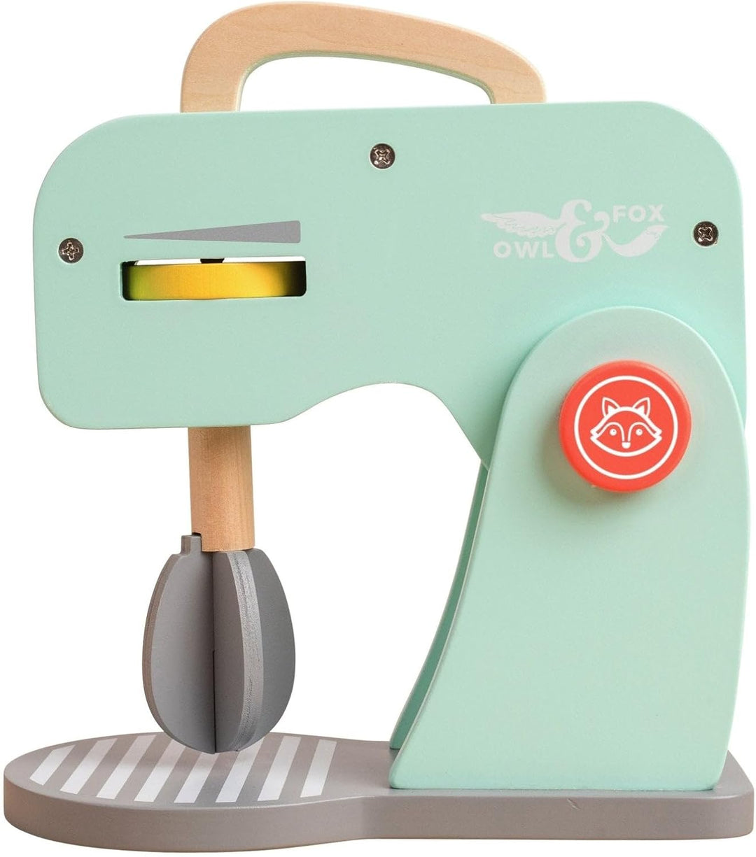 Owl & Fox Holz-Backset – Spielküchen-Mixer mit Zubehör, Küchen-Rollenspiel – Ab 3 Jahren – Masse: 20